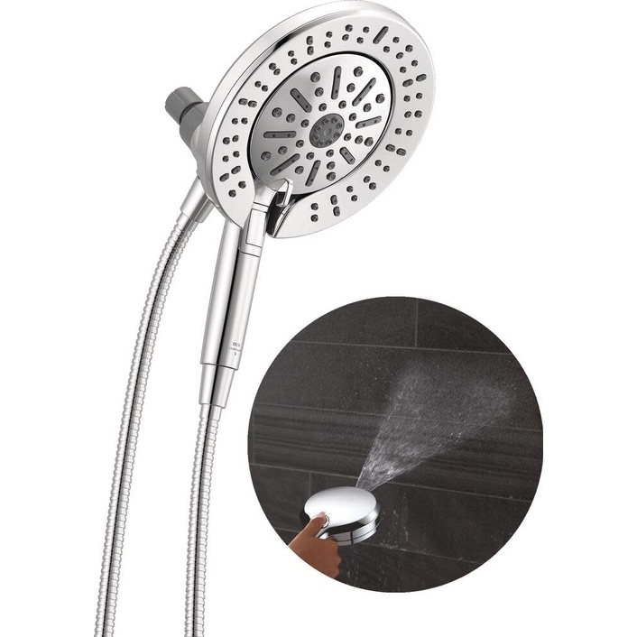 Delta 75655 In2ition 1.75 GPM Multi Function 2-in-1 Shower Head and