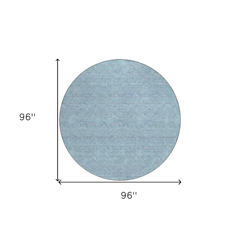 HomeRoots Geometric Transitional Rectangle Outdoor Rug