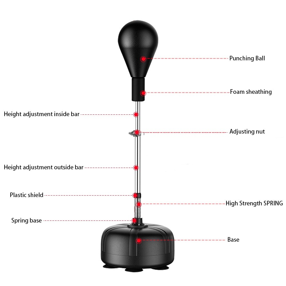 protocol punching bag with stand