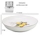 preview thumbnail 6 of 6, Lorren Home Trends 5 Piece Porcelain Pasta Set, 1 Serving Bowl and 4 Individual Bowls, Lemon Design