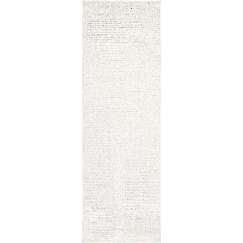 Pasargad Home Turkish Sutton Striped Ivory Area Rug