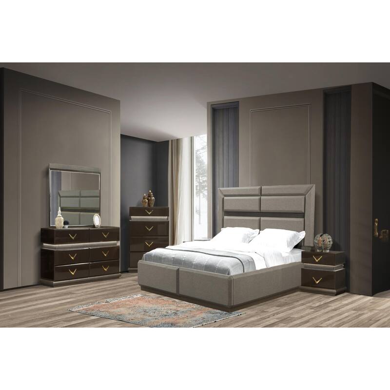 Modern Style 2-Drawer Night stand Made with Wood