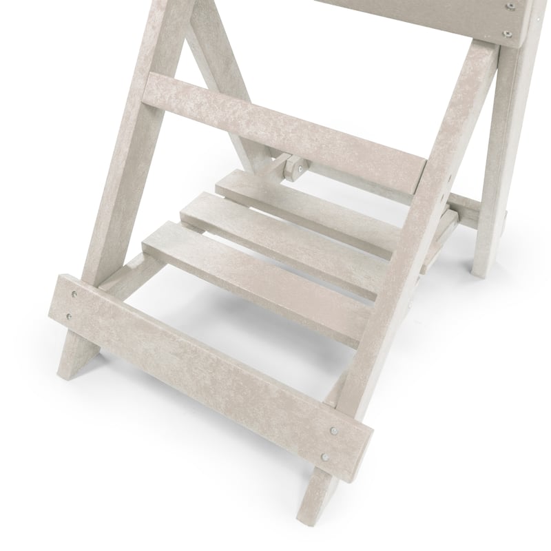 Patagonia Fully Assembled All-Weather Recycled HDPE Outdoor Folding Bar table