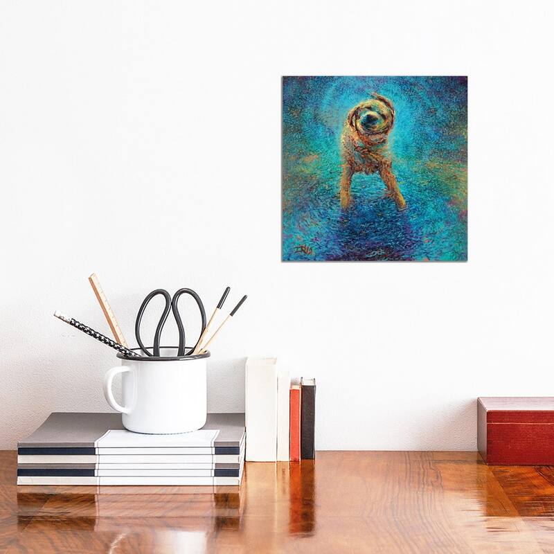 iCanvas "Shakin' Off The Blues" by Iris Scott Canvas Print - 12x12x0.75
