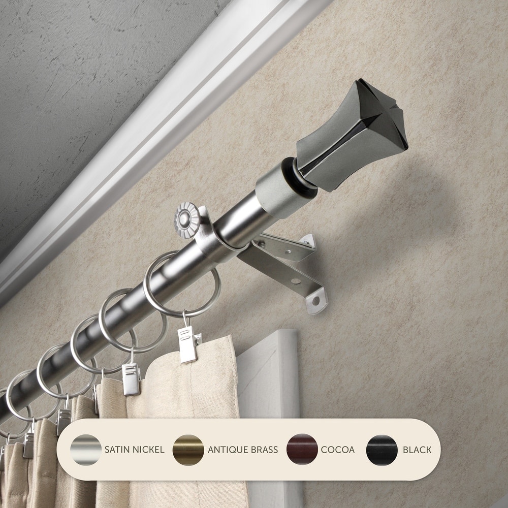 InStyleDesign Tower Adjustable Curtain Rod Set