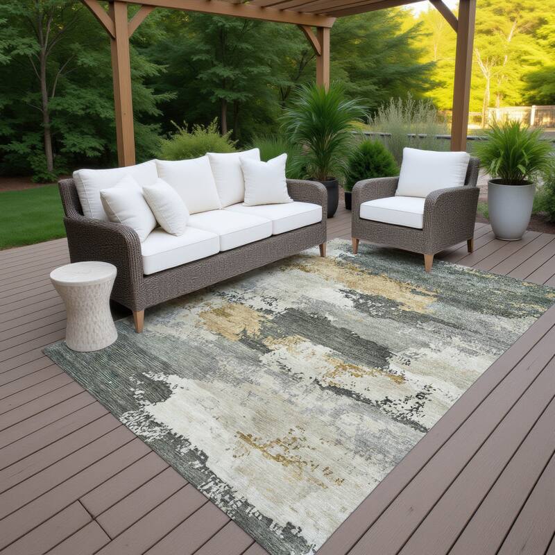 Machine Washable Indoor/ Outdoor Chantille Rug