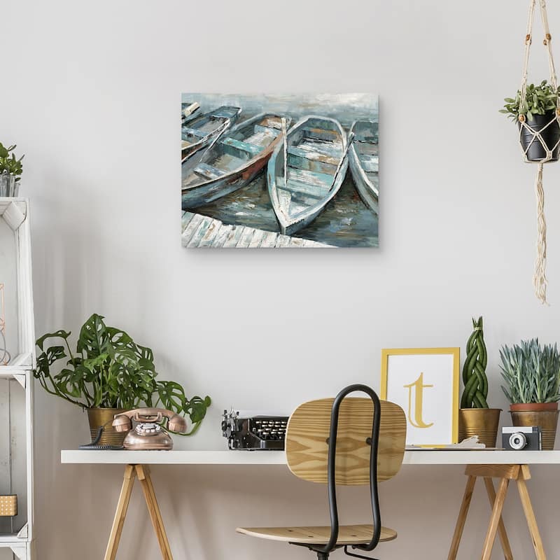 Rowing II Soft by Sandy Doonan Canvas Art Print