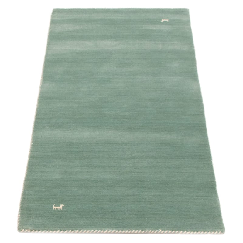 Kashkuli Gabbeh Blue Rug 2'8" x 6'5" - 2'8 x 6'5
