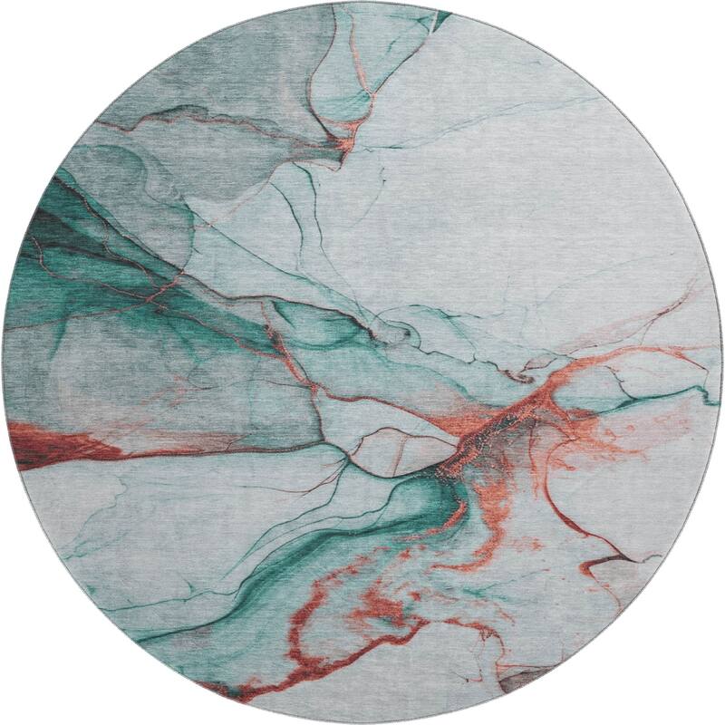 Premium Washable Super Soft Modern Crackle Mayfield Rug