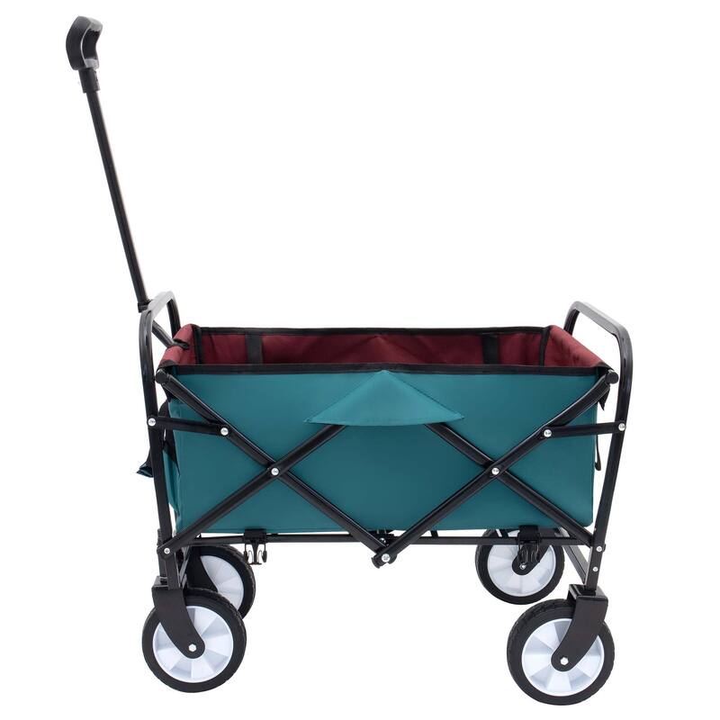2.1 cu ft. Steel Foldable Wagon Cart