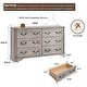 preview thumbnail 91 of 102, Farmhouse Drawers Dresser, Wood Chest of Drawers, Dressers Organizer