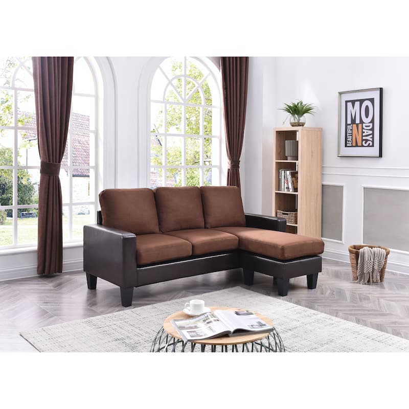 Jenna Small Sofa with Chaise Lounge