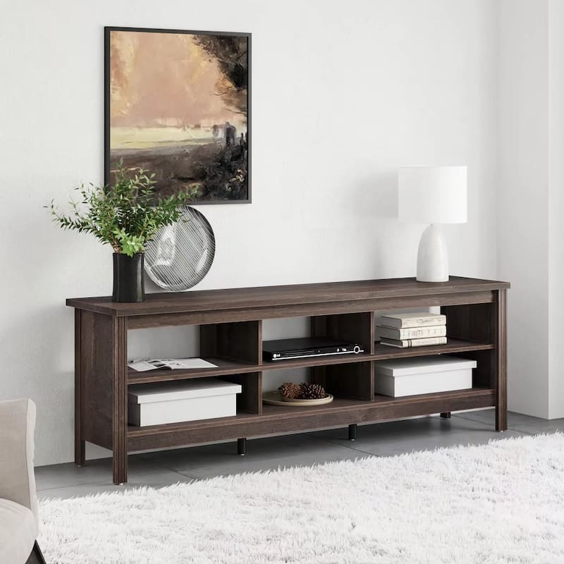 70 Inch TV Stand for 75'' TV, Classic Entertainment Center TV Console