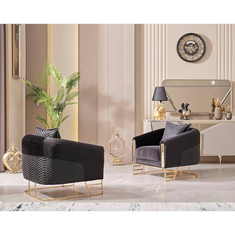Beyon 3 Pieces Living Room Sets 2 Sofa 1 Chair