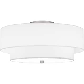 Quoizel Semi-Flush Mount 2-Light Semi-Flush Mount in Brushed Nickel