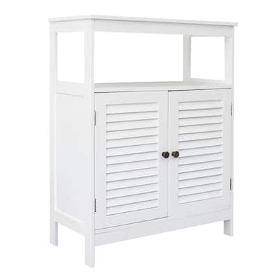 31.5" FCH Two-Door Bathroom Cabinet White