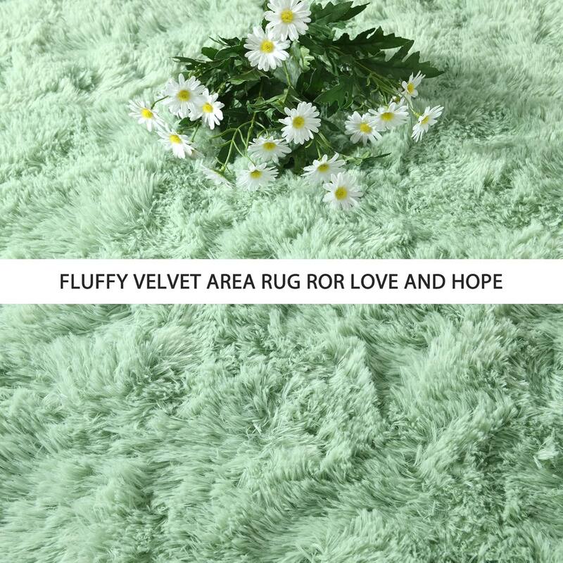 Large Shaggy Home Decor Carpets Fluffy Area Rugs for Living Room Bedroom
