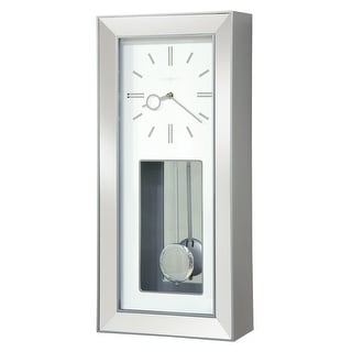 Howard Miller Chaz Chrome Chiming Wall Clock