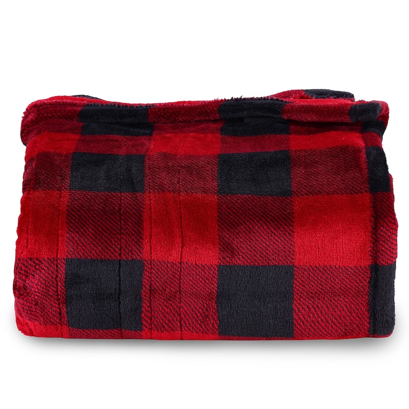 Electric Flannel King Queen Throw Heated Blanket