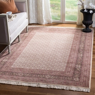 SAFAVIEH Couture Hand-knotted Tabriz Herati Ruhama Traditional Oriental Wool Rug with Fringe