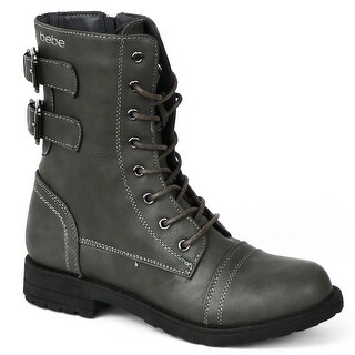 bebe combat boots