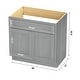 preview thumbnail 31 of 46, Vanity Art 36 Inch Single Sink Bathroom Vanity Cabinet