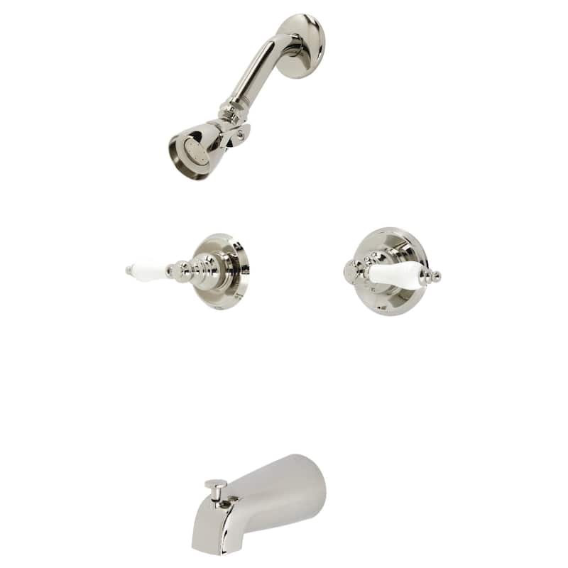 Victorian Tub and Shower Faucet - Polished Nickel