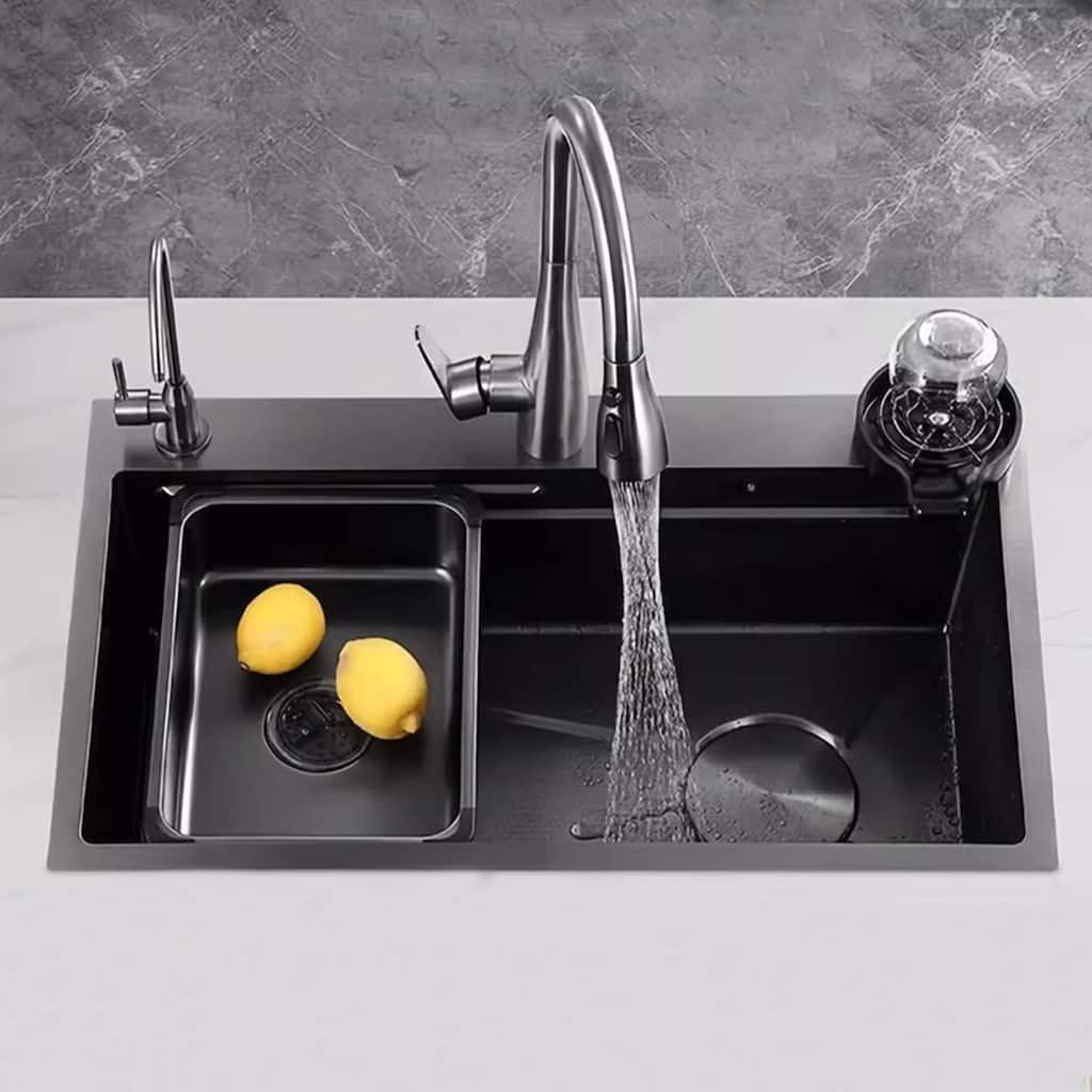 29.5" L Drop-In Single Bowl Stainless Steel Kitchen Sink