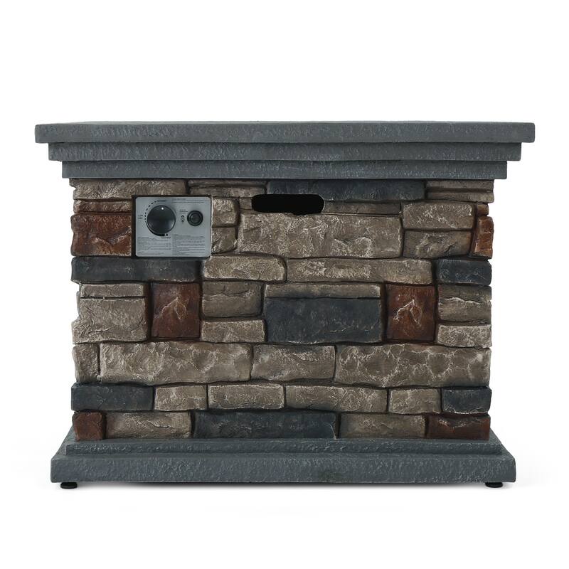 Puerta Outdoor 5-piece Club Chair and Fire Pit Set by Christopher Knight Home