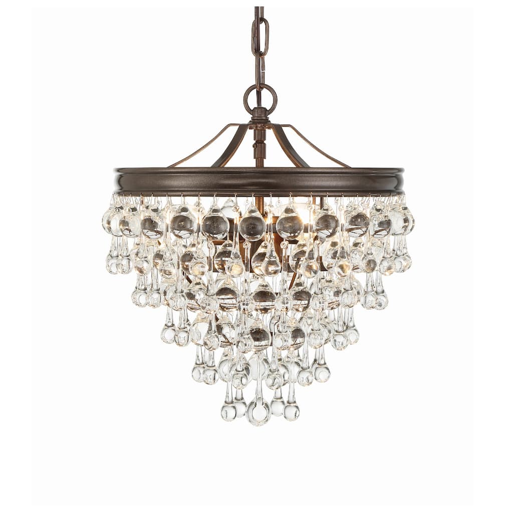 Crystorama Lighting Group Calypso 3 Light 12" Wide Convertible