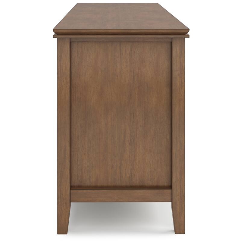 WYNDENHALL Stratford SOLID WOOD 72" Wide TV Media Stand For TVs up to 80"