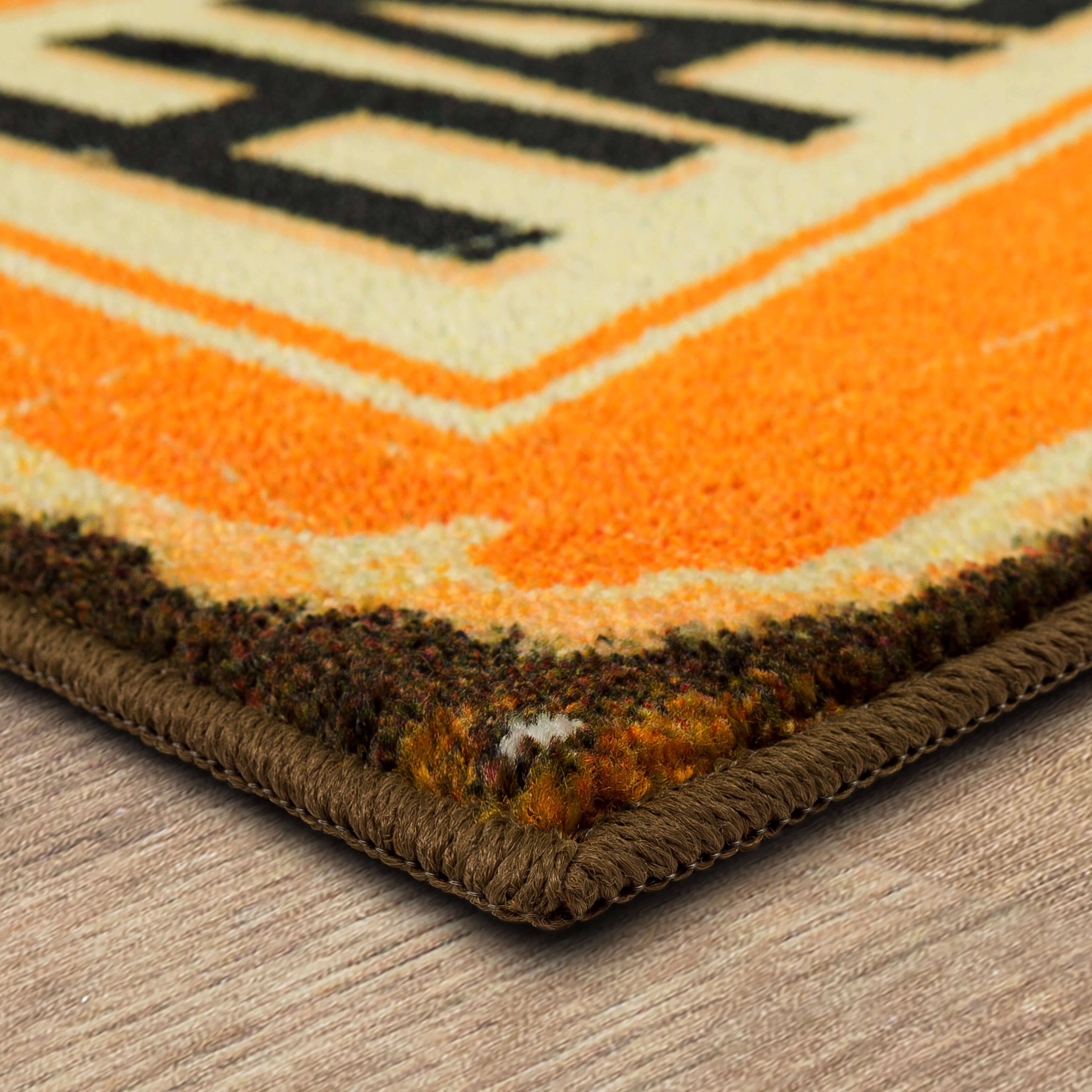 Mohawk Home Halloween Pumpkin Orange Kitchen Mat Bed Bath & Beyond