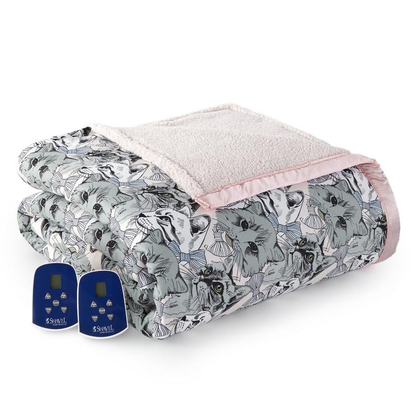 Cheetah print hotsell heated blanket