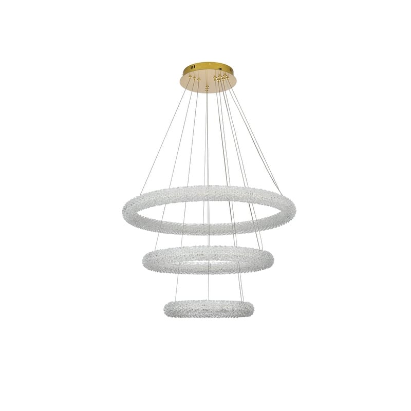 Indigo Home 32 inch Adjustable LED Chandelier