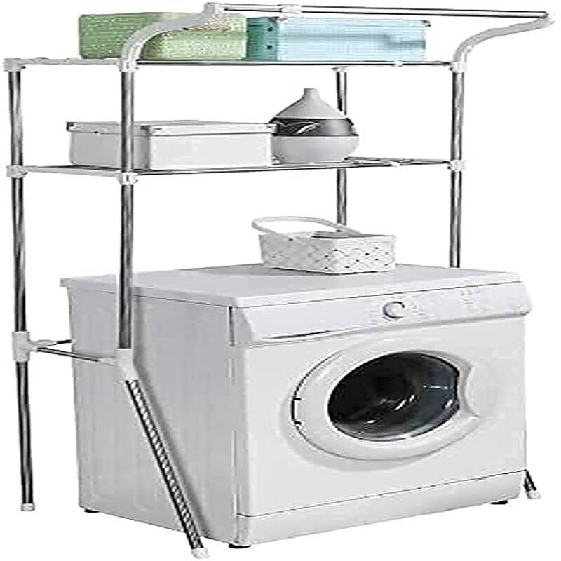 2-Layer Over Washing Machine Storage Rack
