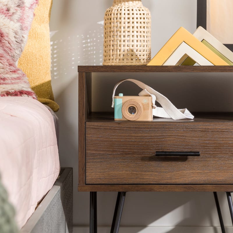 Middlebrook 18-inch 1-drawer Hairpin Nightstand