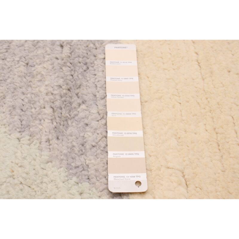 ECARPETGALLERY Hand-knotted Pak Finest Marrakesh Cream Wool Rug - 2'9 x 11'9