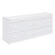 preview thumbnail 144 of 144, Twin/Full Size Low Loft Bed with Retractable Writing Desk and 4 Drawers, Wooden Loft Bedframe w/ Lateral Portable Desk & Shelves