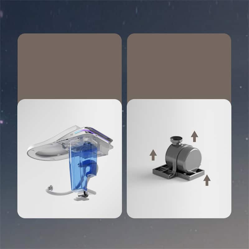 Smart Toilet with Foot Sensor & Auto Opening