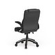 preview thumbnail 7 of 16, High Back LeatherSoft Executive Swivel Chair with Double Layered Headrest