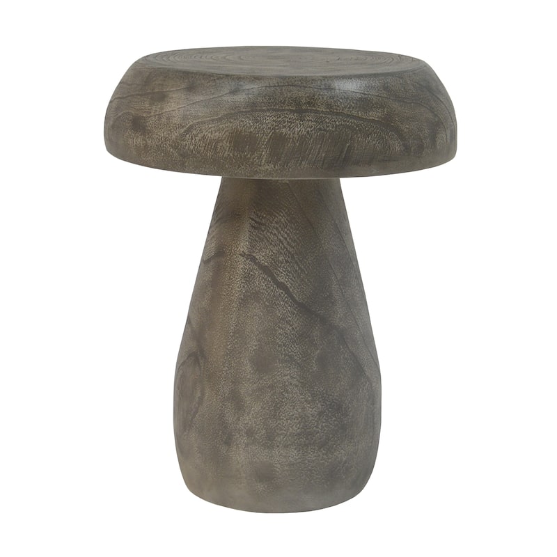 Mushroom Side Table,Wood-like texture, Natural Color - Natural