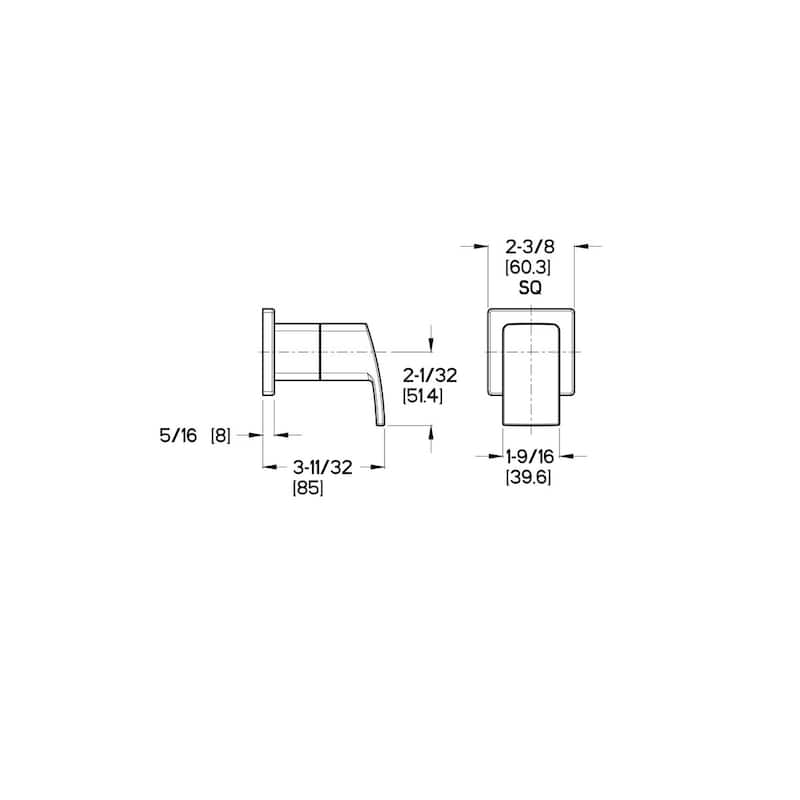Pfister Kenzo Shower Diverter Valve Trim