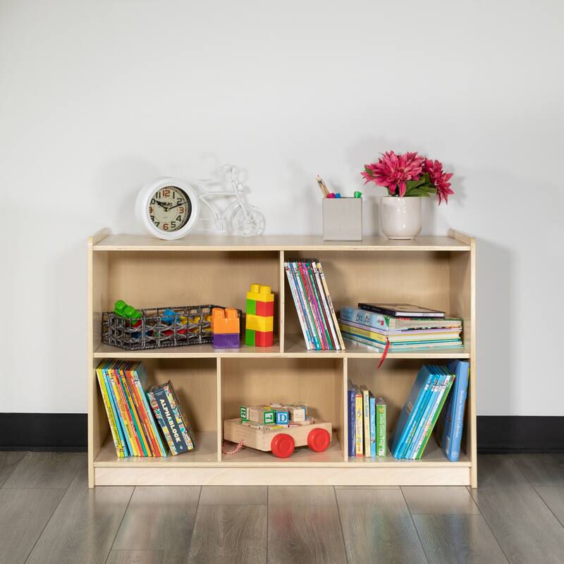 Wooden School Classroom Storage Cabinet/Cubby for Commercial or Home Use - 36"W x 15"D x 24"H