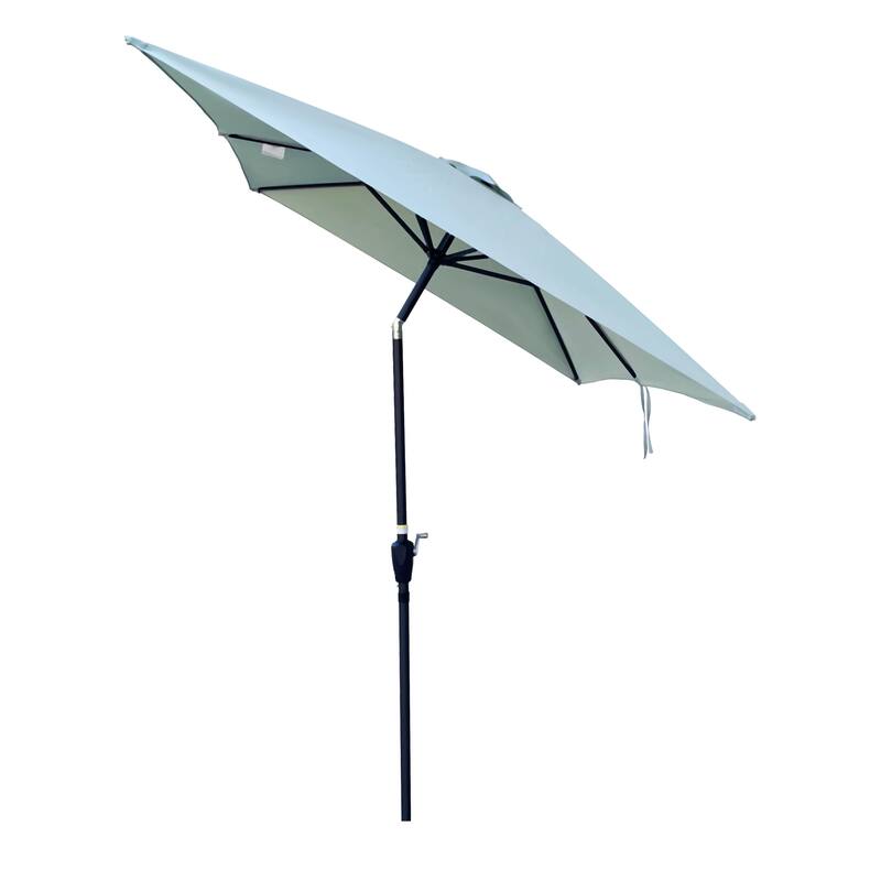 6 x 9ft Waterproof Patio Umbrella with Crank and Tilt for Outdoor Use