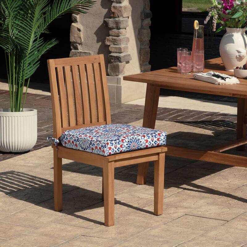 ARDEN Foam Outdoor Round Back Seat Cushion, 20 x 19