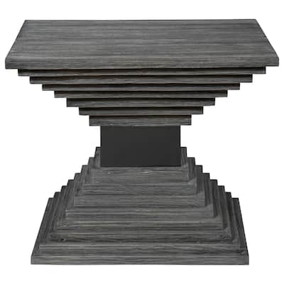 Uttermost Andes Wooden Geometric Accent Table - 22 W X 18 H X 22 D (in)
