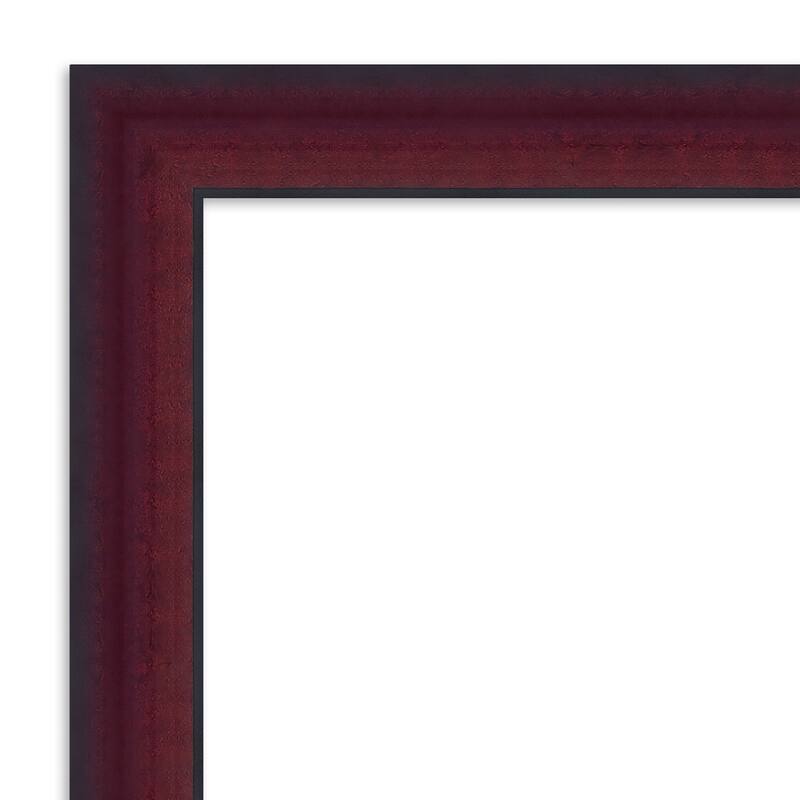 Canterbury Cherry Wood Framed Natural Corkboard Bulletin Board