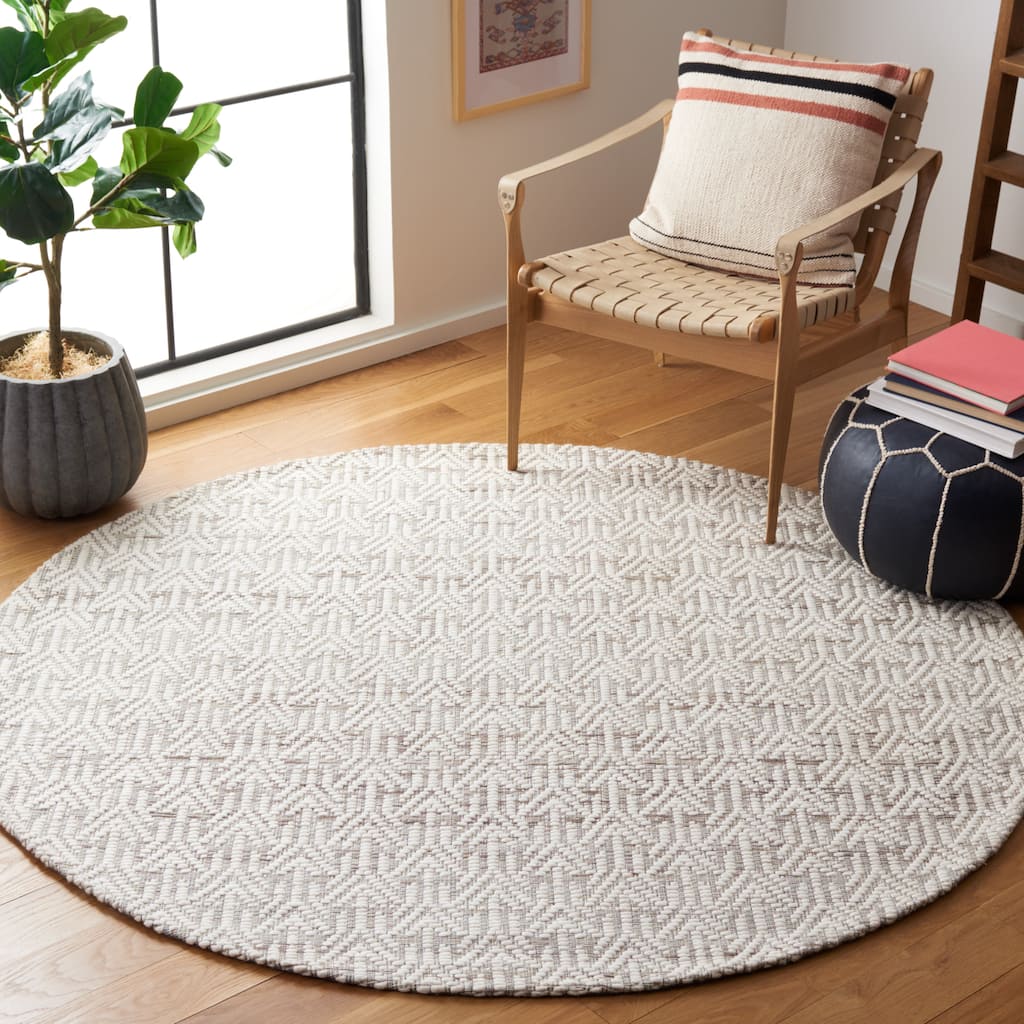 SAFAVIEH Handmade Marbella Ellice Modern Wool Rug