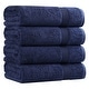 preview thumbnail 58 of 105, Superior Heritage Egyptian Cotton Absorbent Bath Towel Set of 4