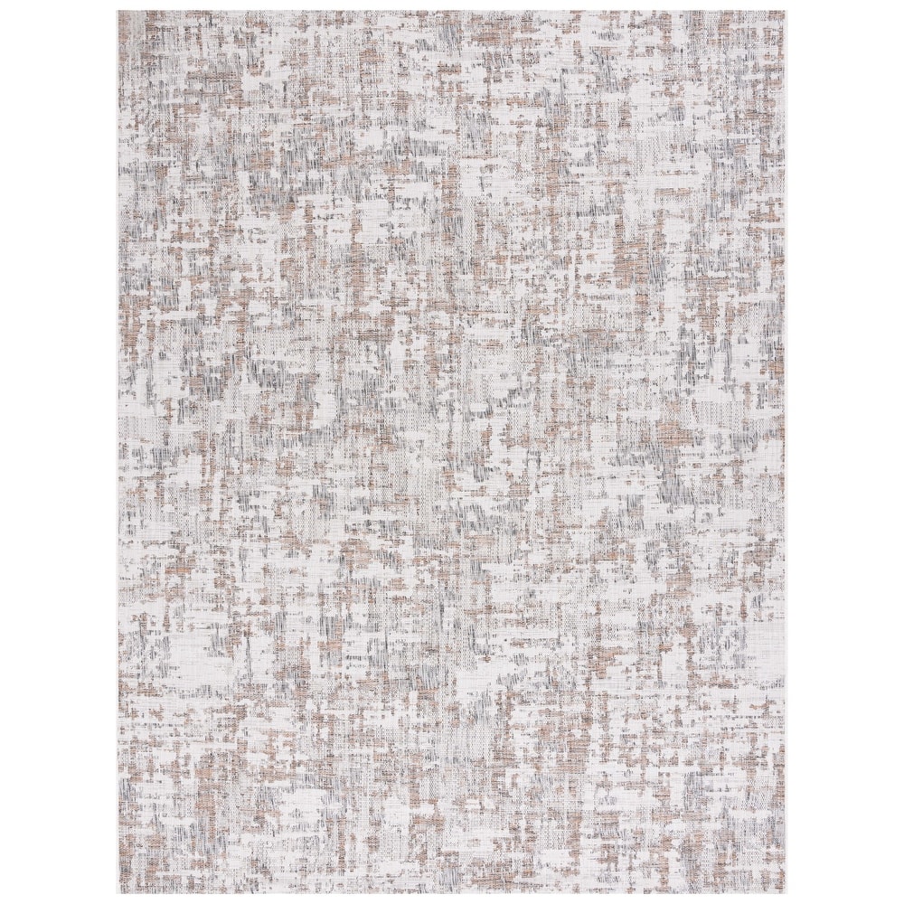 SAFAVIEH Courtyard Theo Casual Waterproof Patio Backyard Rug